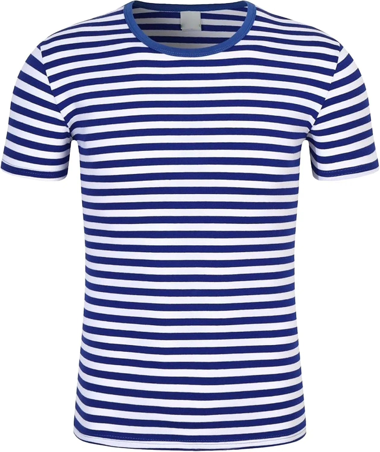 Мужская классическая футболка с полосками Regular Fit, Blue