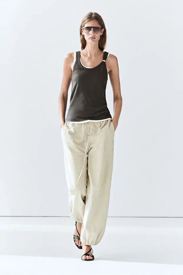 Женское платье без рукавов Massimo Dutti, Brown