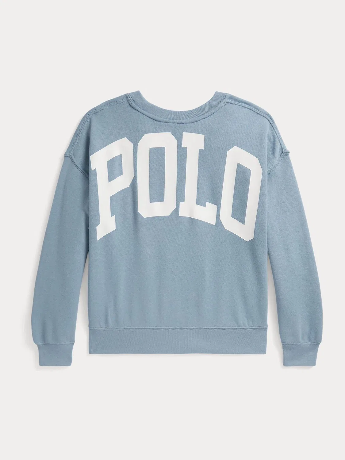 Свитшот с графическим принтом на спине Polo Ralph Lauren, синий — фото 2