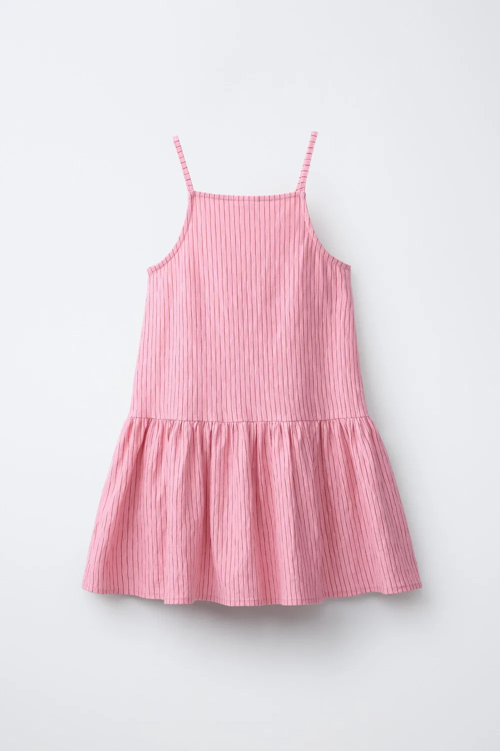 ПЛАТЬЕ В ПОЛОСКУ ZARA, Bubble Gum — фото 2