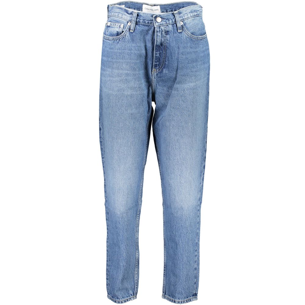

Синие хлопковые джинсы Calvin Klein, синий
