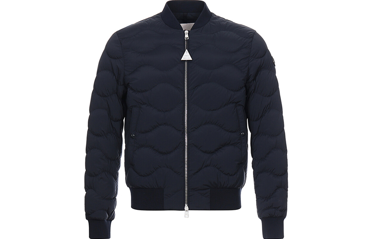 

Пуховик мужской темно-синий Moncler