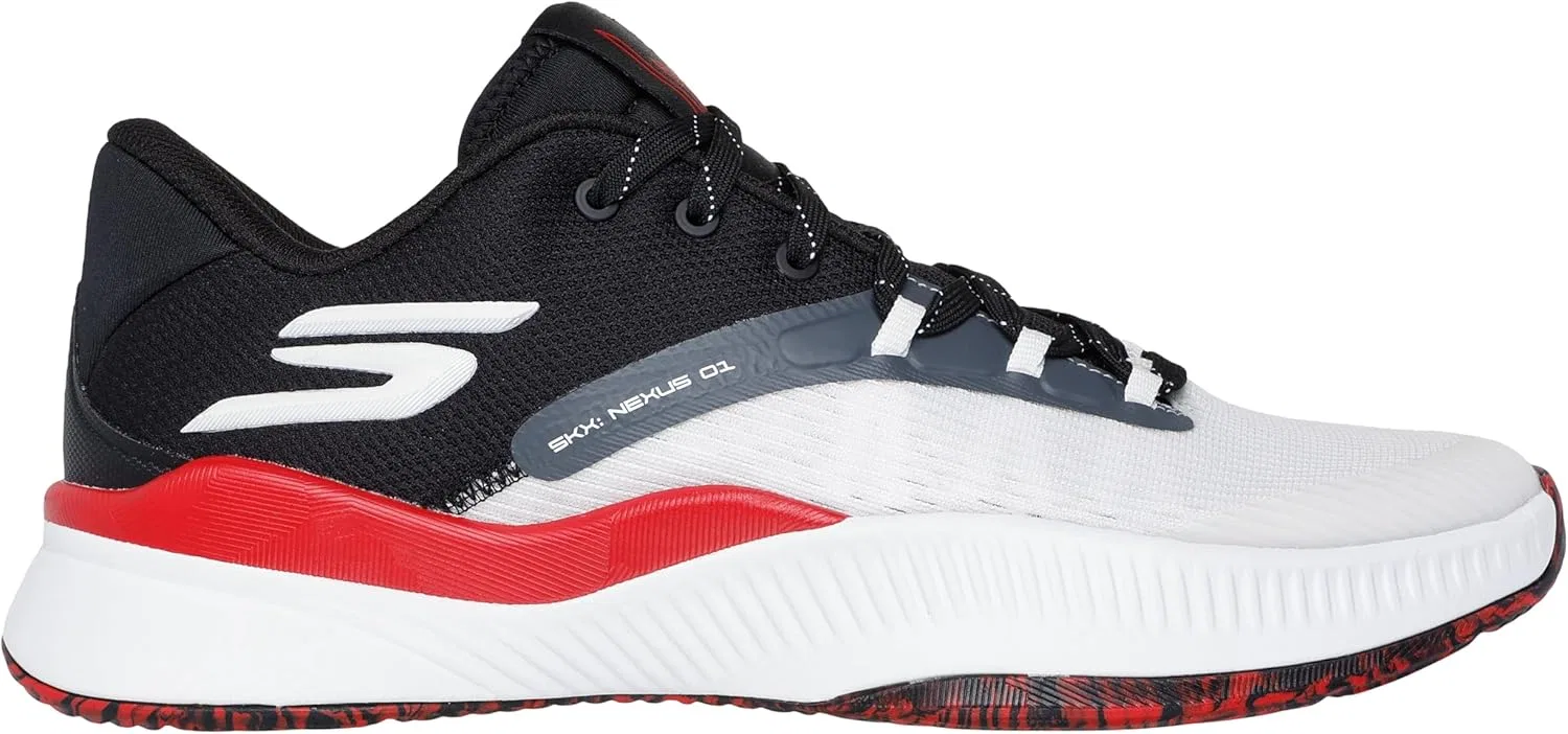 Мужские баскетбольные кроссовки Skechers Skx Nexus, White Black Red