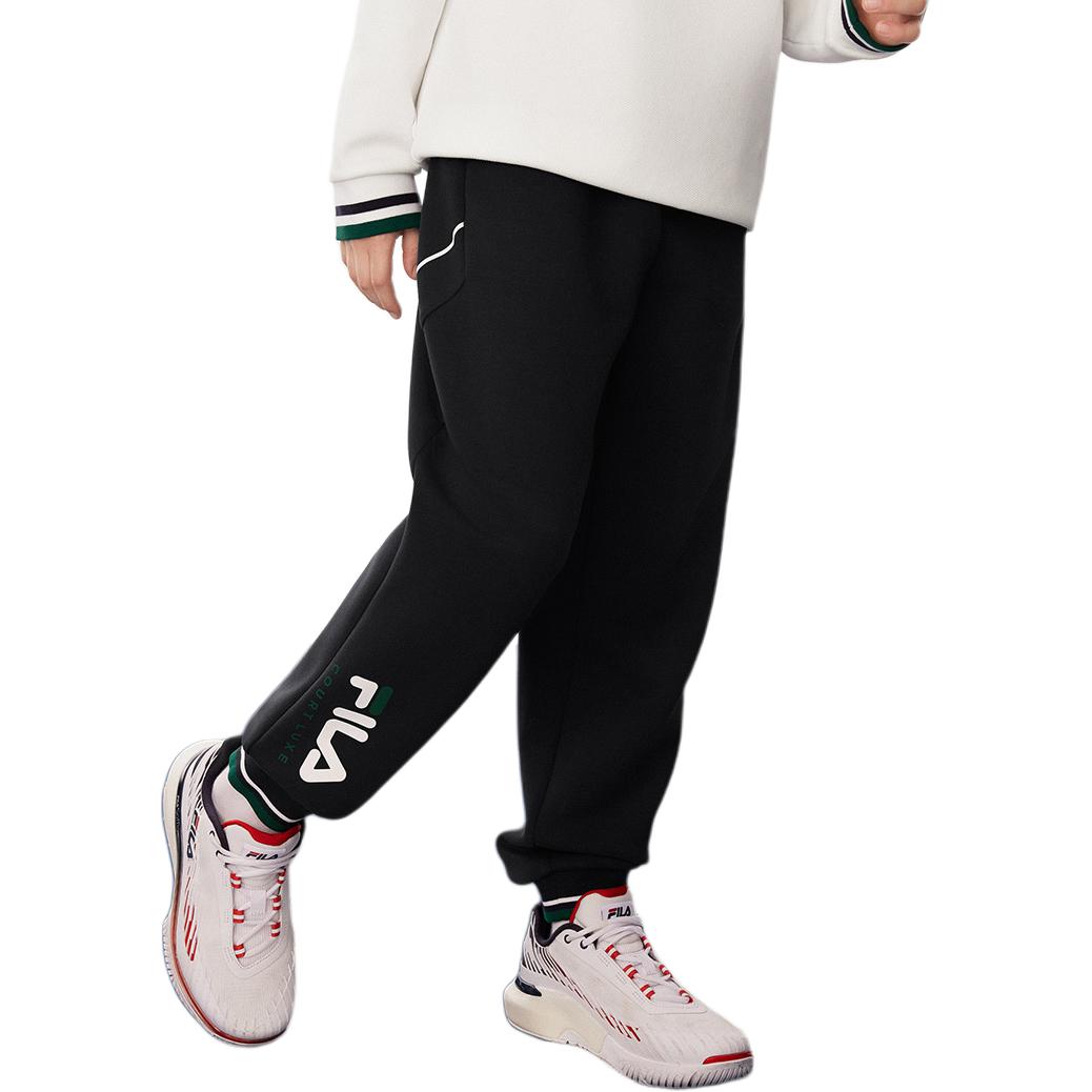 Детские вязаные спортивные штаны FILA KIDS, синий — фото 2