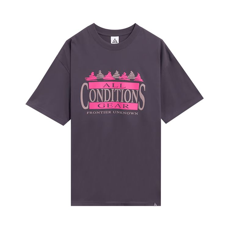 

Футболка Nike ACG Dri-FIT T-Shirt Dark Raisin, фиолетовый