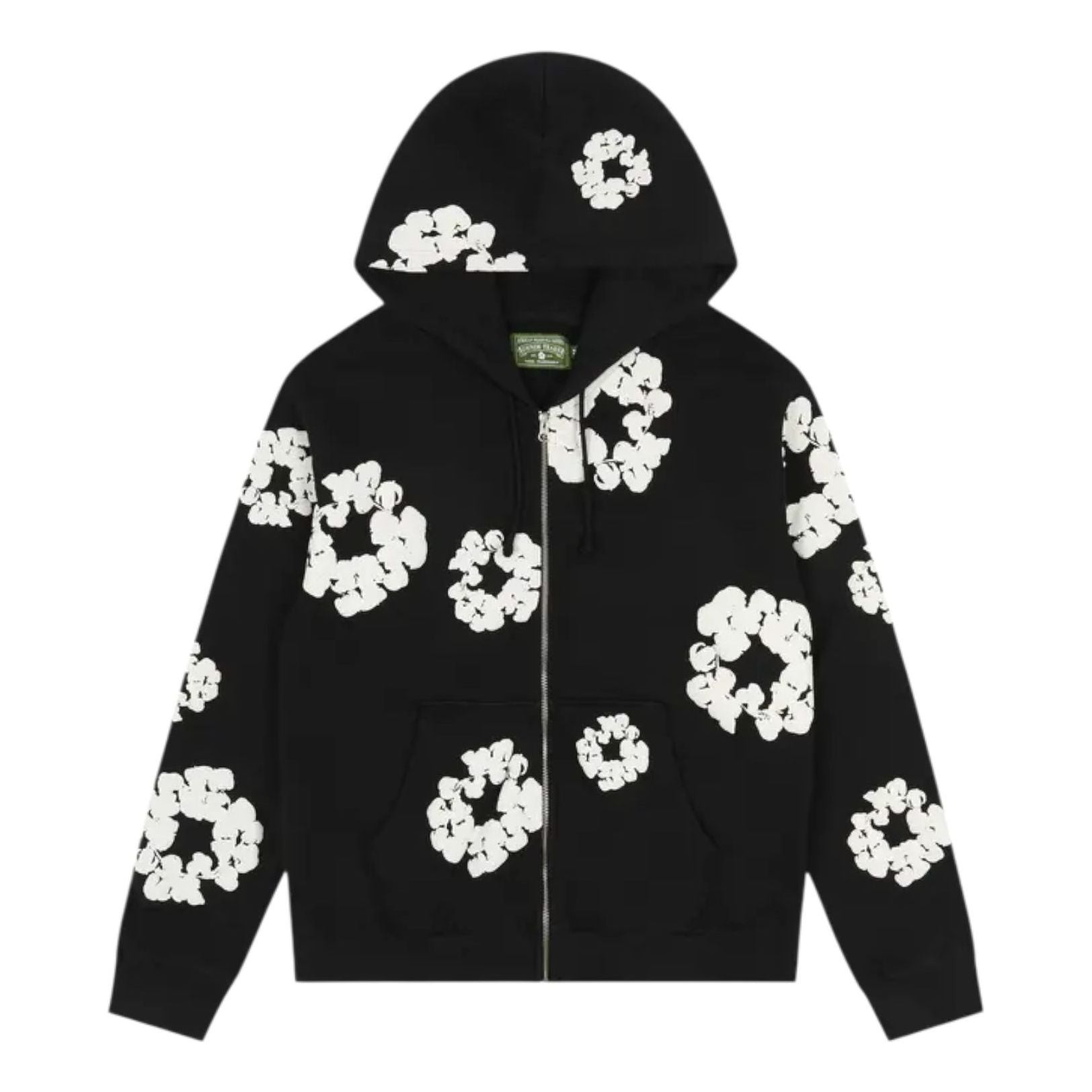 

Худи Denim Tears Cotton Wreath Zip Hoodie 'Black'
