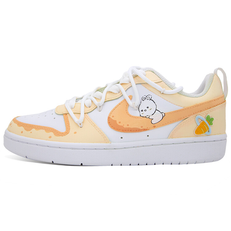 

Кроссовки Nike Court Borough Skateboarding Shoes Women's Low-top Orange/White, цвет Orange