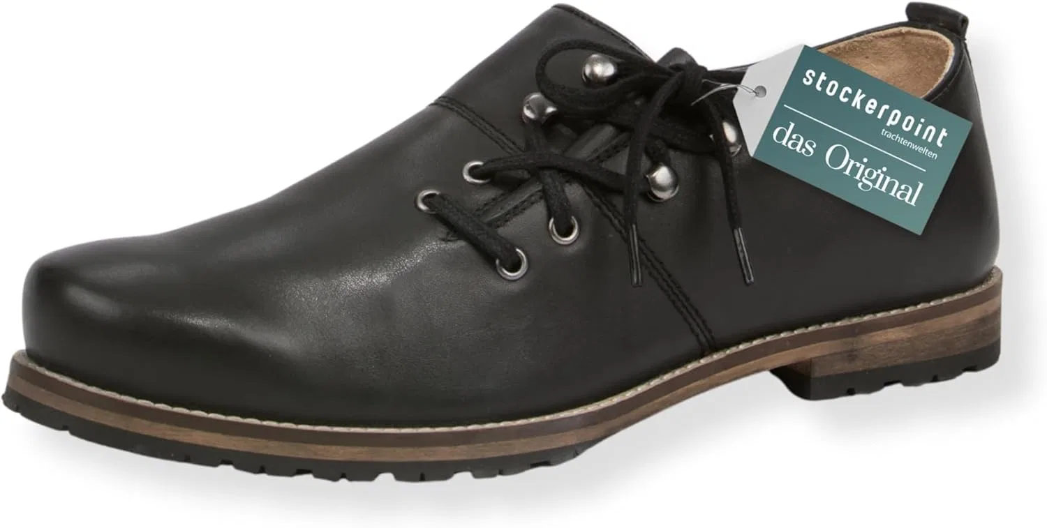 Мужские туфли Edwin Haferl от Stockerpoint, Black Nappa