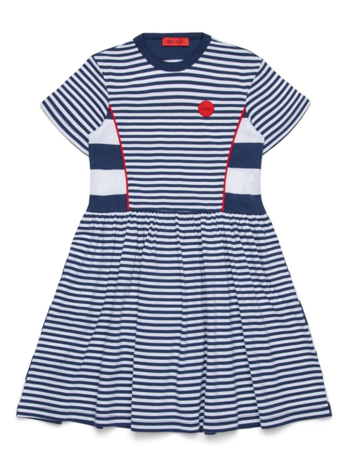 

MAX&Co. Kids платье в полоску, синий