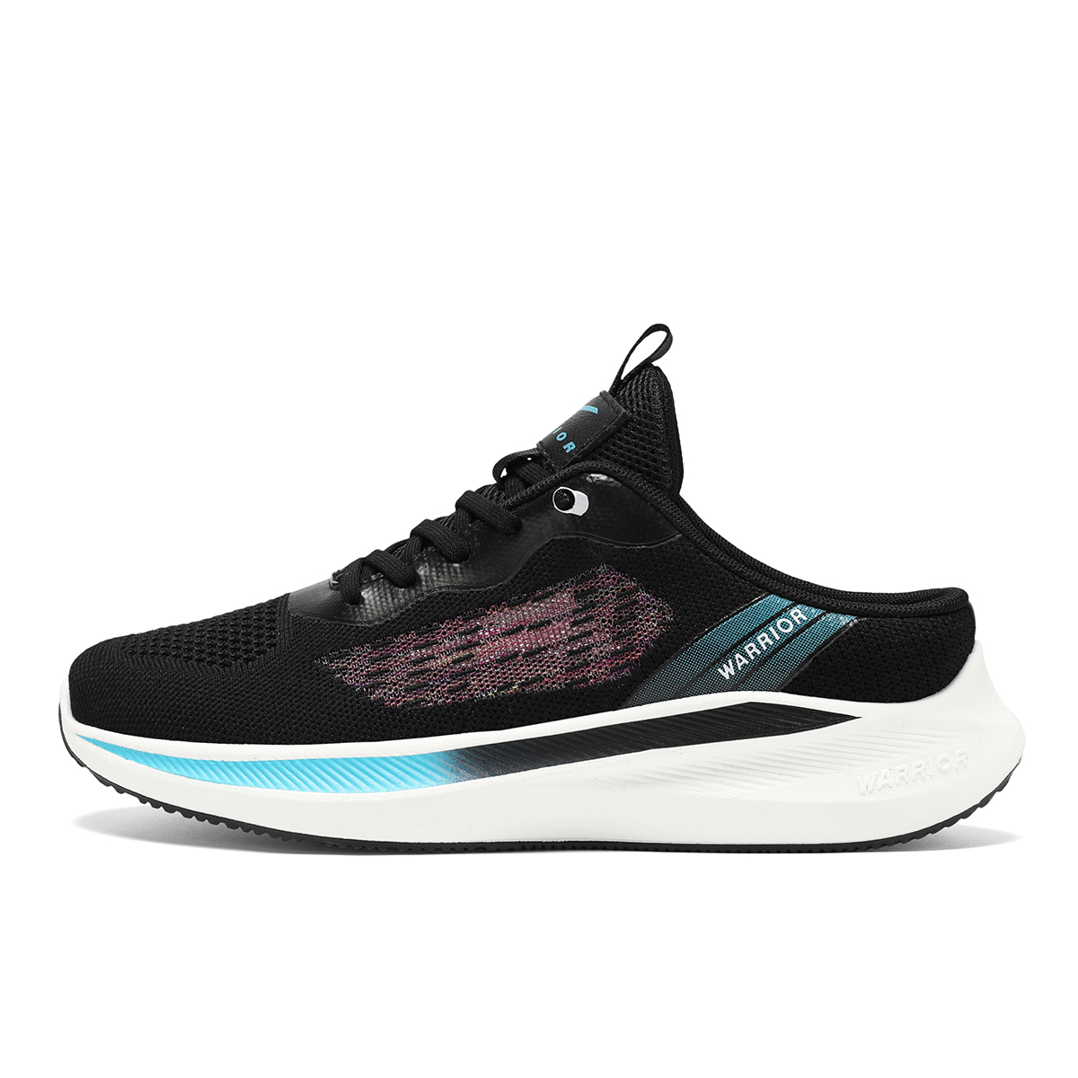 

WARRIOR Тихие устойчивые к истиранию антибактериальные закрытые тапочки мужские черные, цвет Black