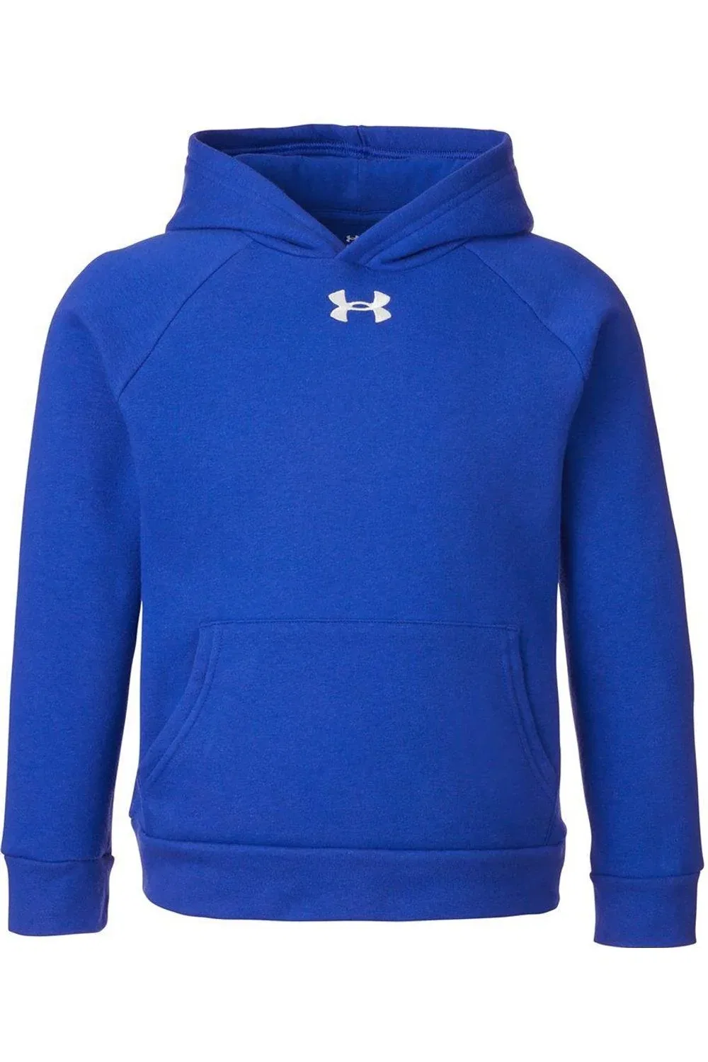Детская флисовая толстовка Under Armour Rival, Royal/ White