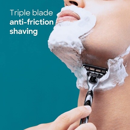 Мужские сменные лезвия Mach3, 12 картриджей, Gillette — фото 3