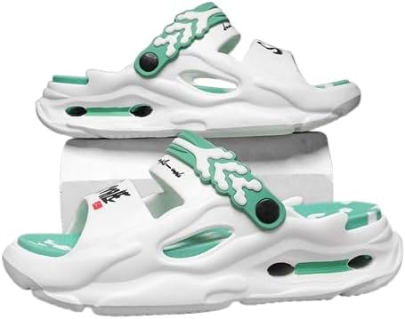 

Сандалии 4.0 с амортизацией, двухцветные, на толстой подошве, увеличивающие рост, летние, для улицы, с прохладным носком, мужские, укороченные Bobojuju, белый