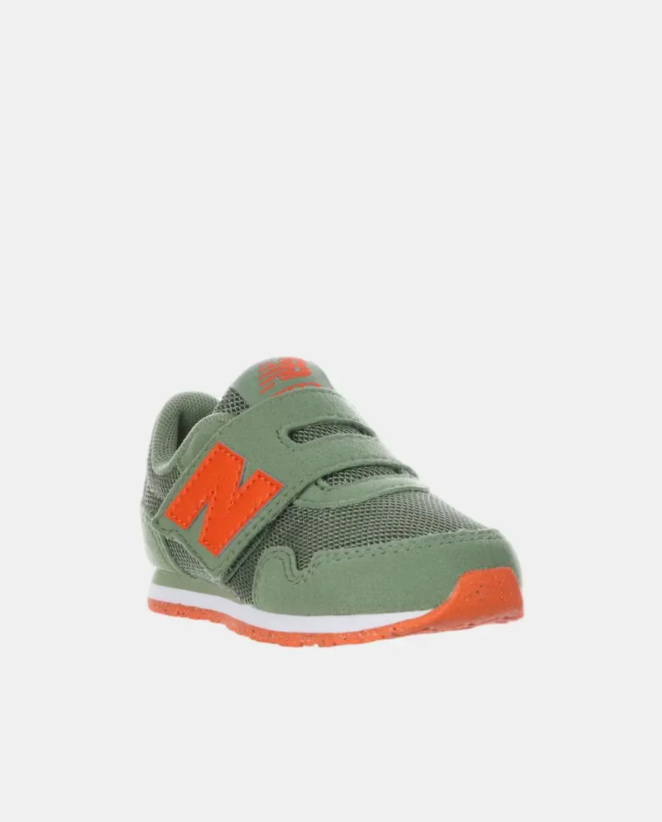 Детская повседневная кроссовка 323 на застежках-липучках Hook & Loop от New Balance, оливковый — фото 4