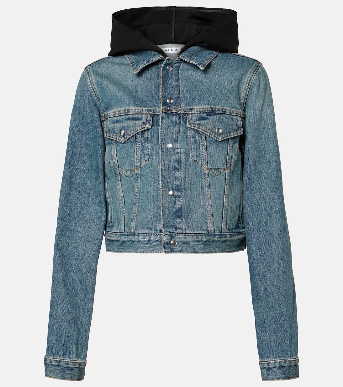 

Джинсовая куртка Alaïa, Bleu Vintage