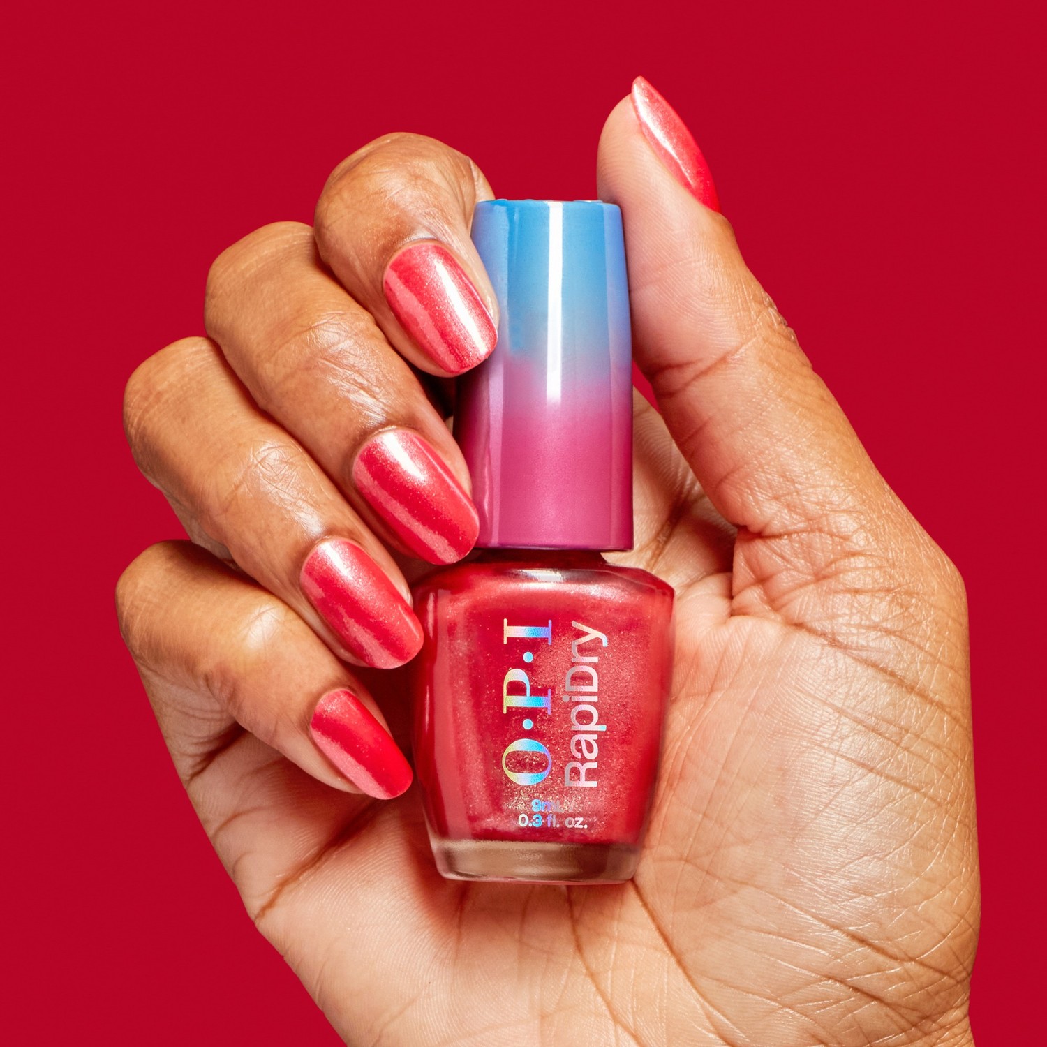 Лак для ногтей rapidry Opi, fuego on-the-go, объем 9 мл — фото 4