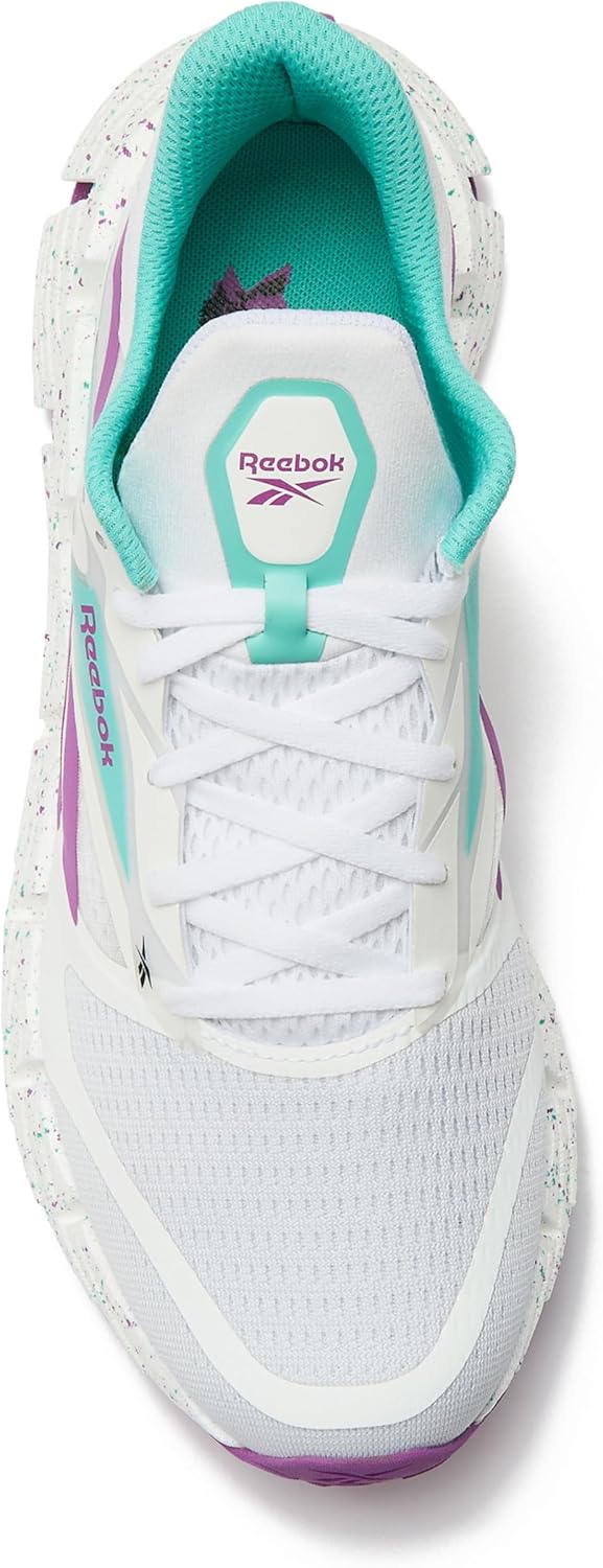 Мужские беговые кроссовки Reebok Floatzig, белый/фиолетовый — фото 4