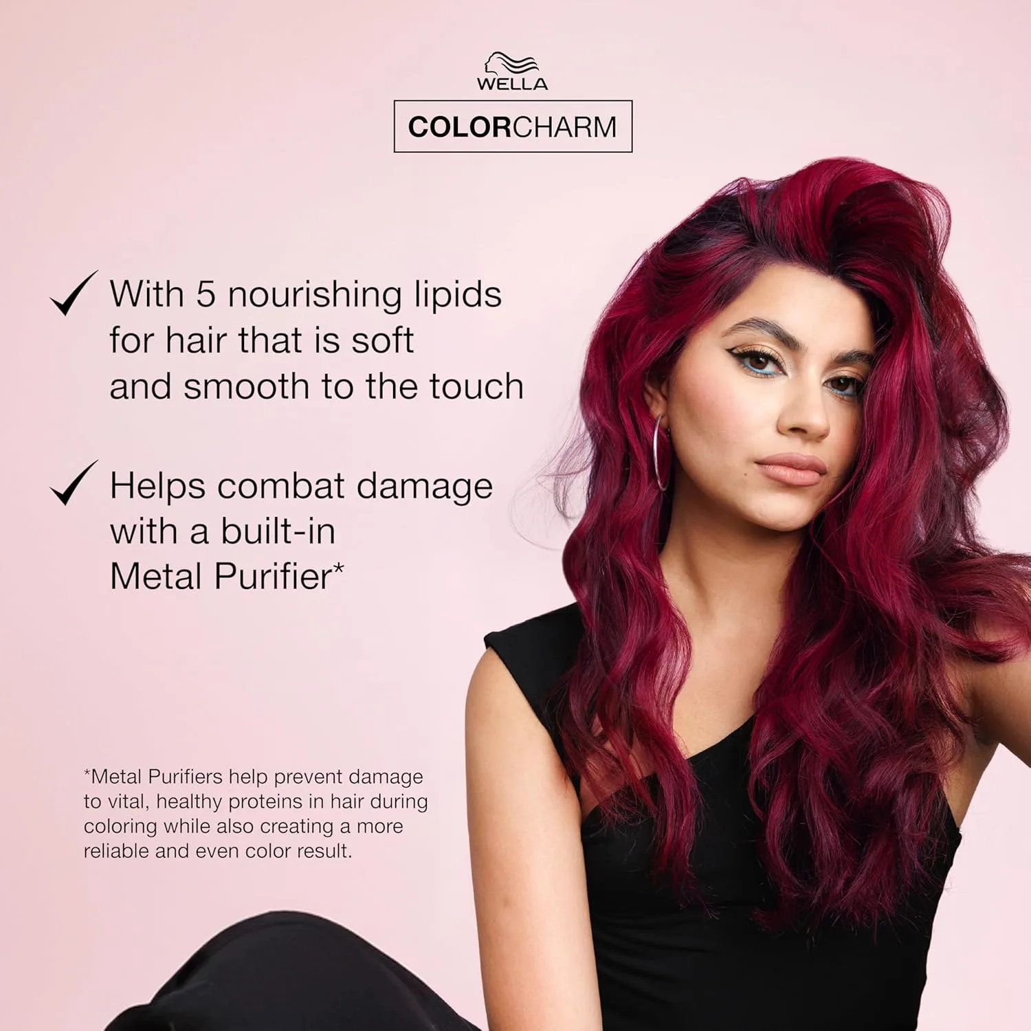 COLORCHARM VIVID DARKS Permanent Cream Color, стойкий крем-краска для темных волос, поднимает тон на 3-4 уровня без осветления, с питательными липидами и веганской формулой, 59 мл, Viva Violet, Bold Violet — фото 4