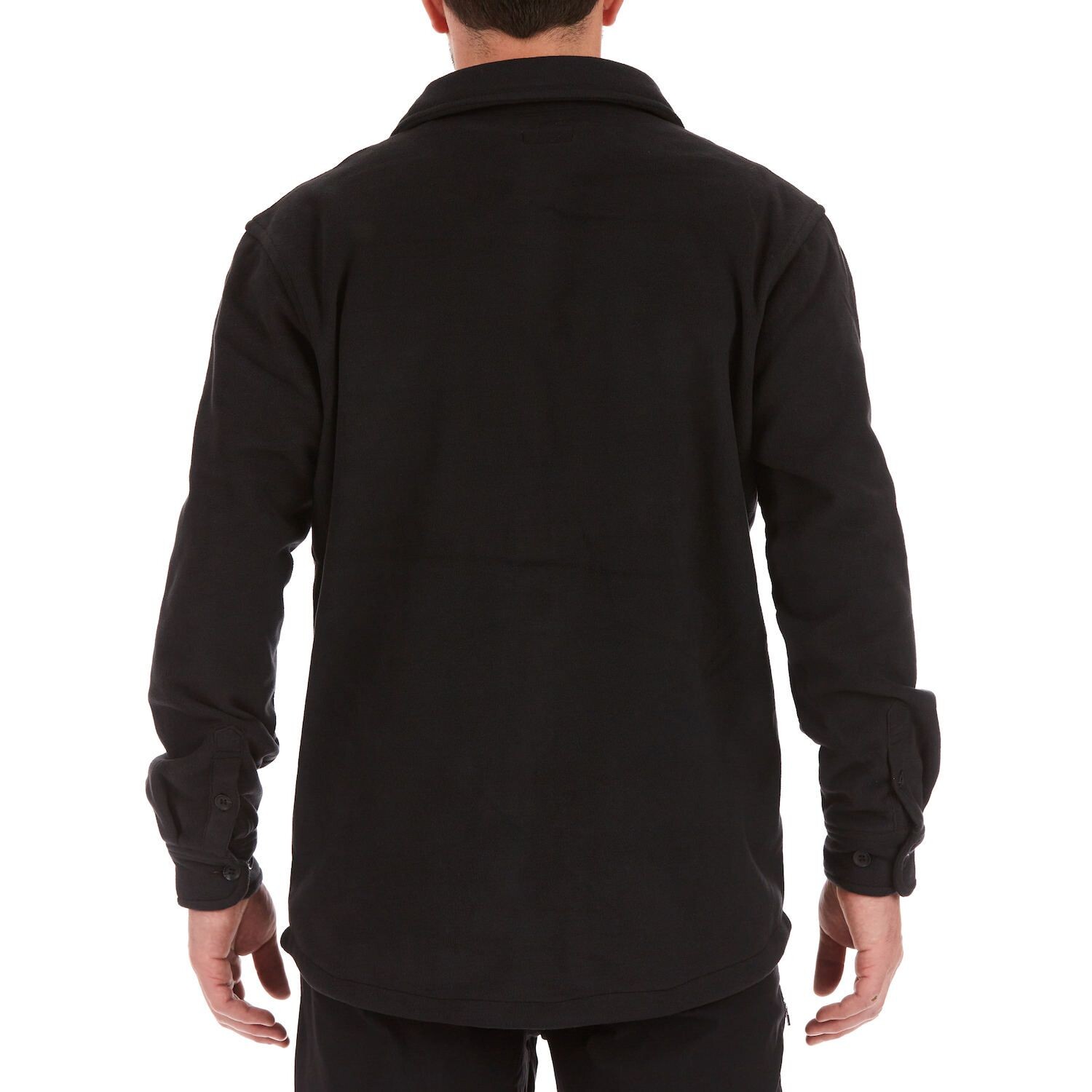

Мужская куртка-рубашка на флисовой подкладке из шерпы Smith's Workwear, темно-серый