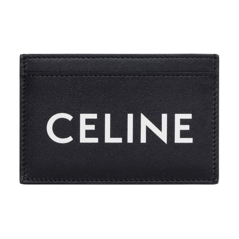 

CELINE Кожаный картхолдер мужской черный