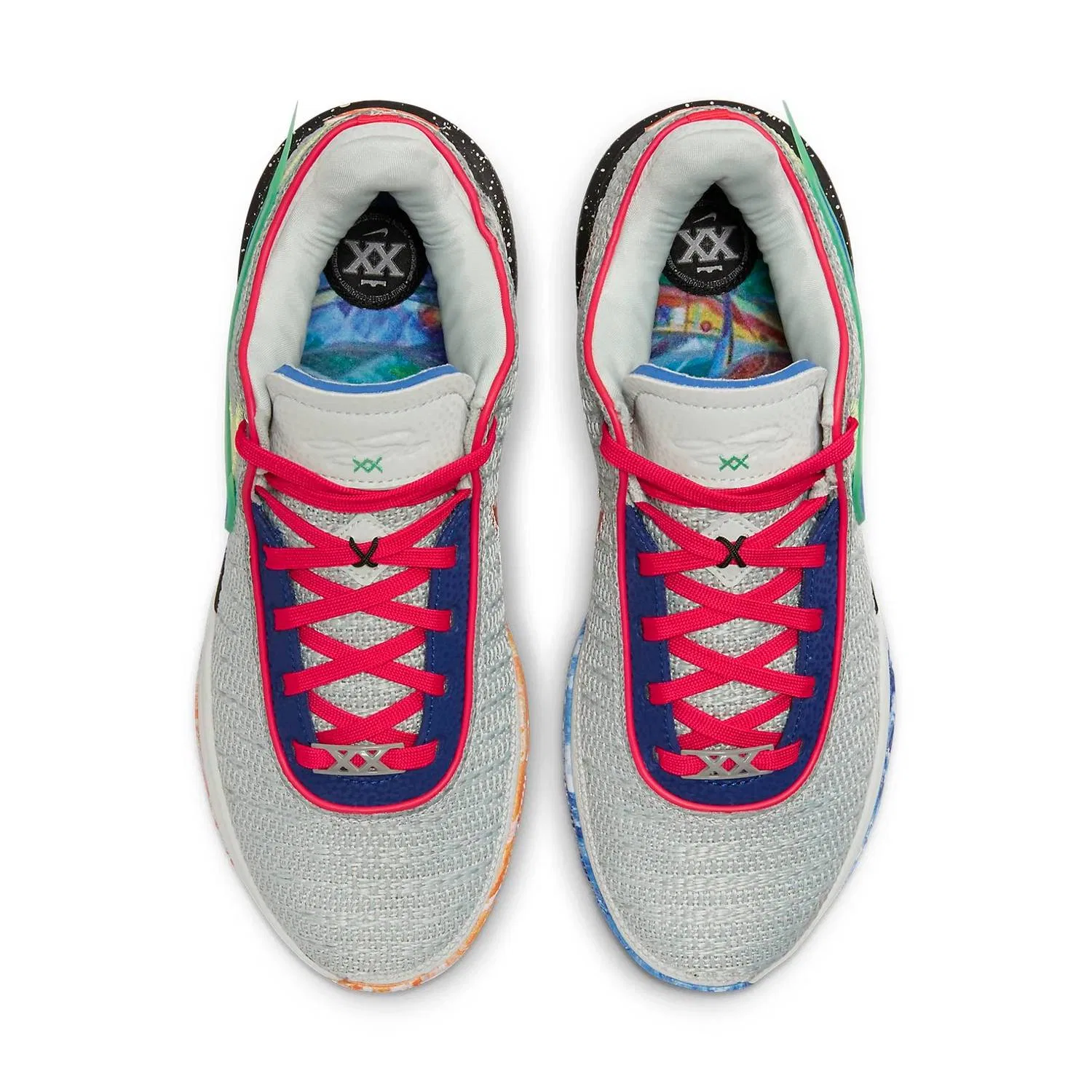 Nike Мужские кроссовки Lebron 20 Lifer серо-сине-красного цвета — фото 3