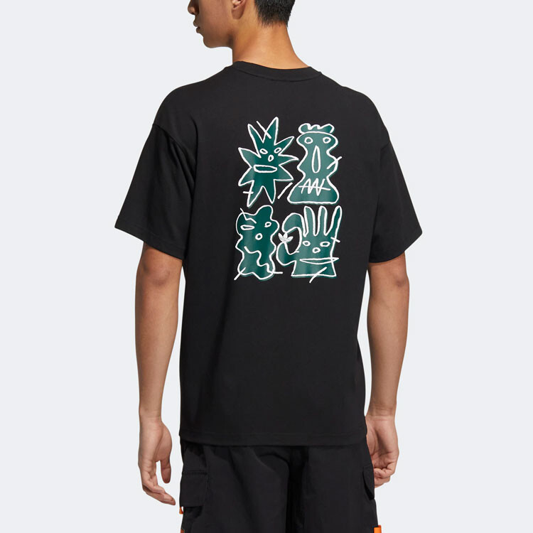 Футболка унисекс Adidas Originals, цвет Black — фото 3