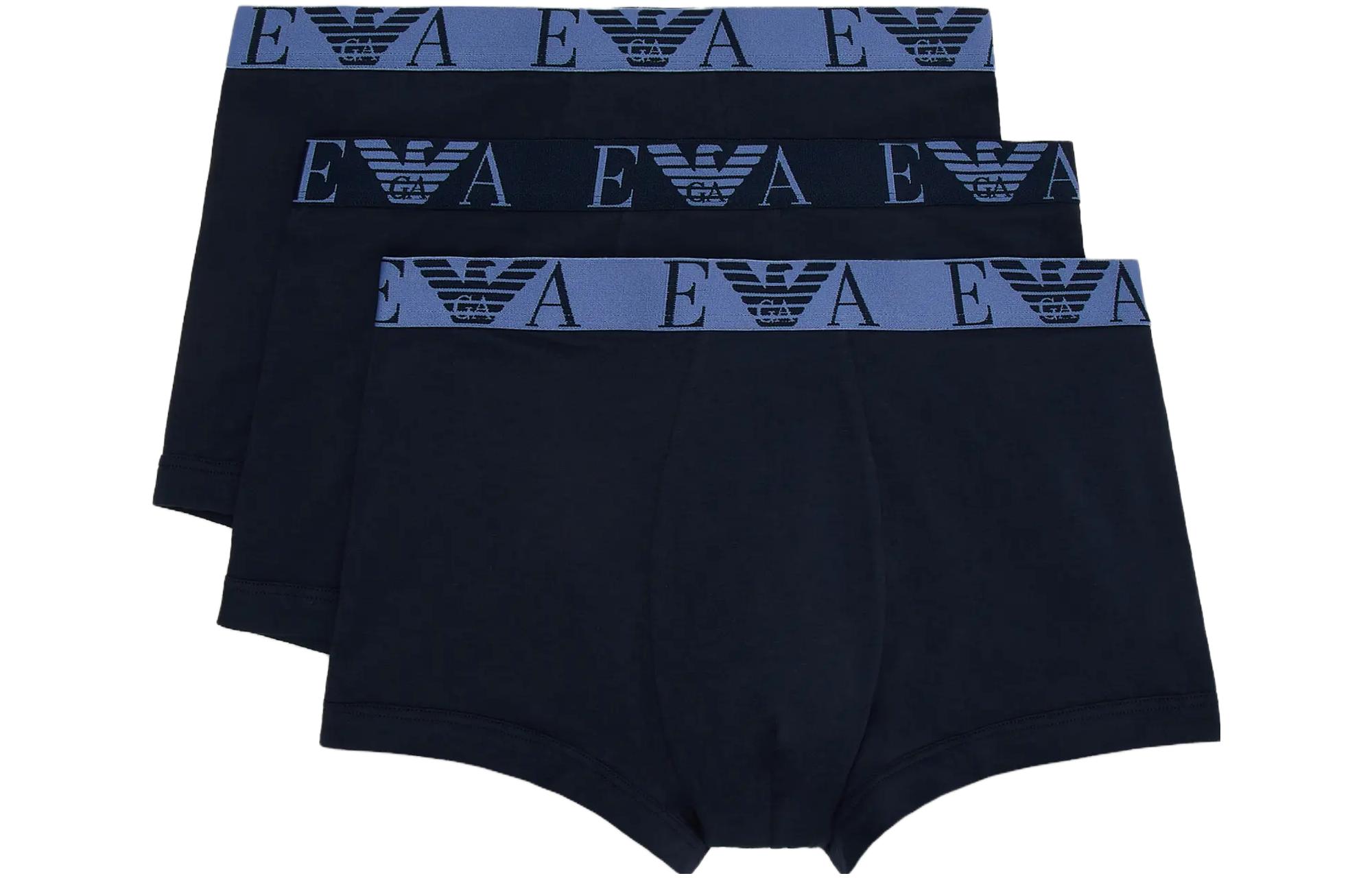

Мужские боксеры EMPORIO ARMANI, 3 шт (Темно-синий)