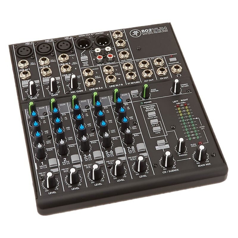

Микшер Mackie 802VLZ4 8-Channel Ultra-Compact Live Performance Studio Mixer