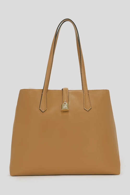 

Кожаная сумка Karl Lagerfeld, коричневый