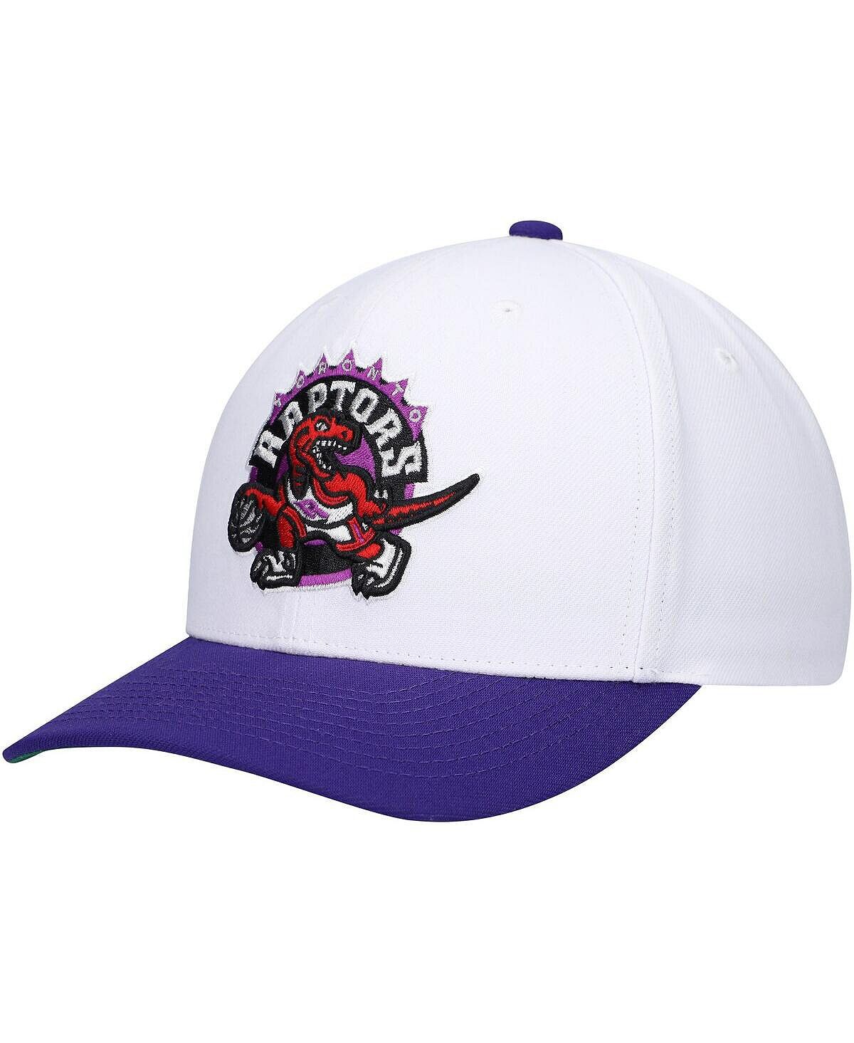 

Мужская бело-фиолетовая кепка Toronto Raptors Hardwood Classics Core 2-Tone 2.0 Pro Snapback Mitchell & Ness