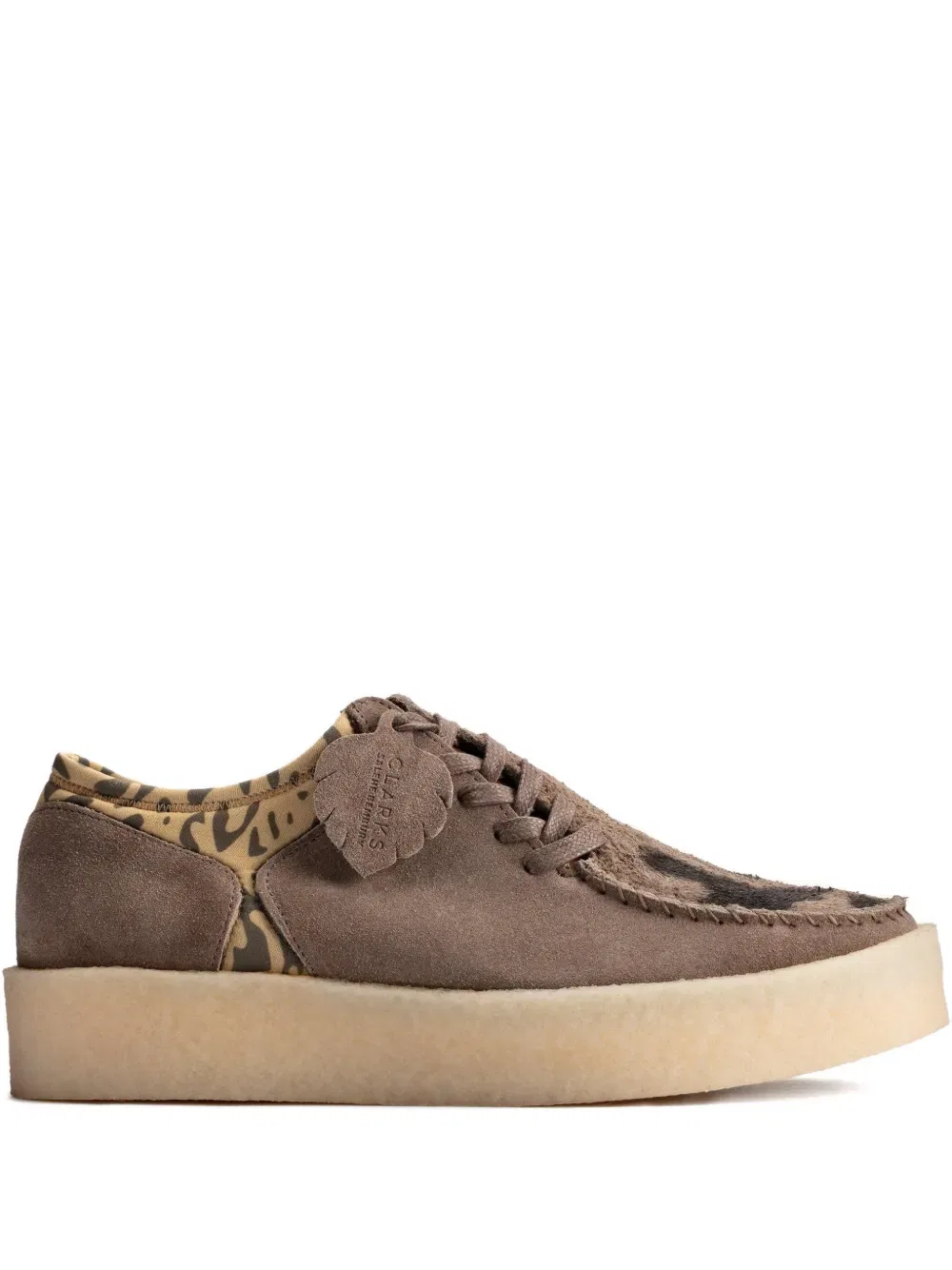 Топсайдеры с принтом из коллаборации с Salehe Bembury Clarks Originals, коричневый