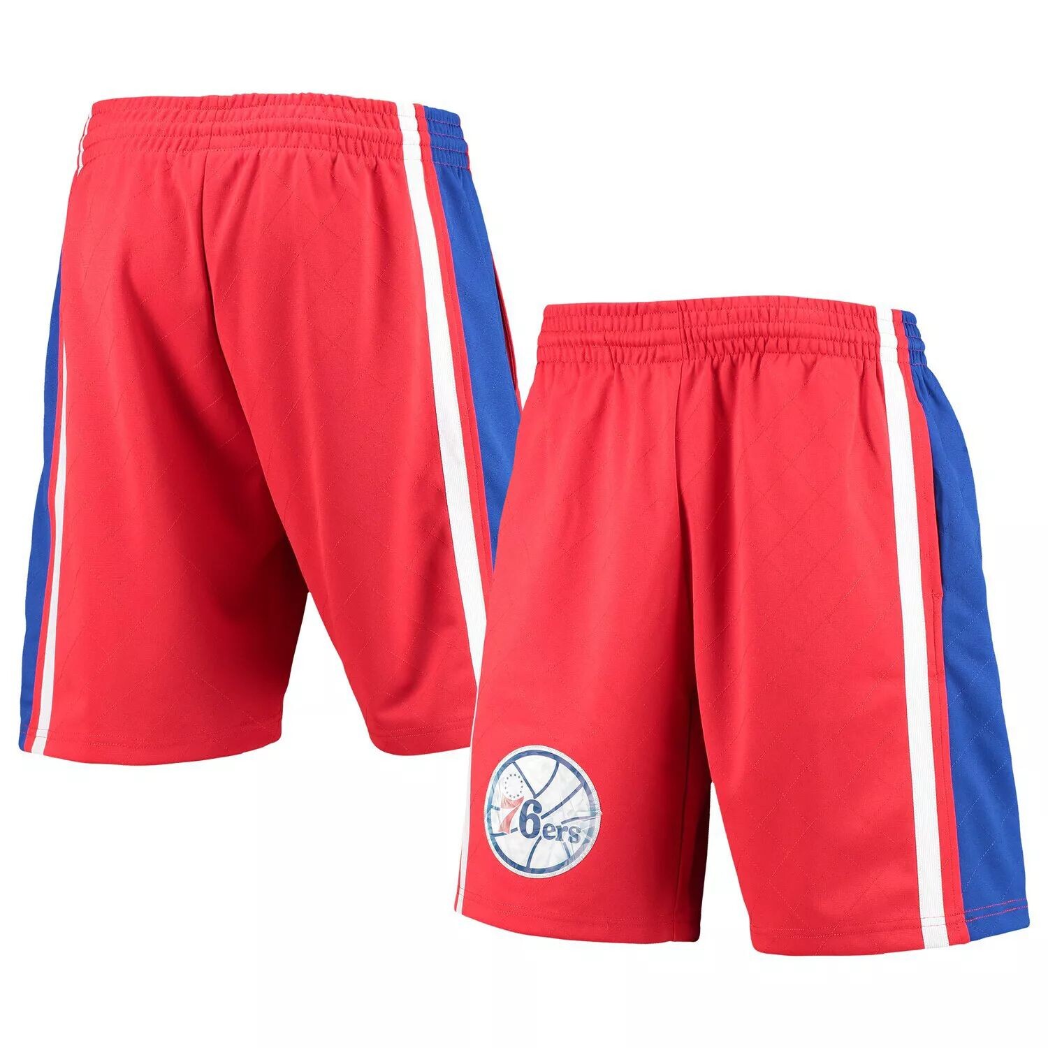 

Мужские шорты Mitchell & Ness Red Philadelphia 76ers Hardwood Classics 75th Anniversary Swingman