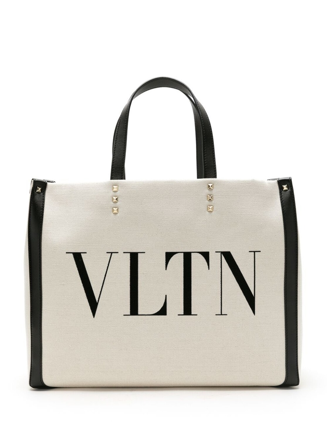 

Valentino Garavani парусиновая сумка-тоут с логотипом VLTN, нейтральный цвет