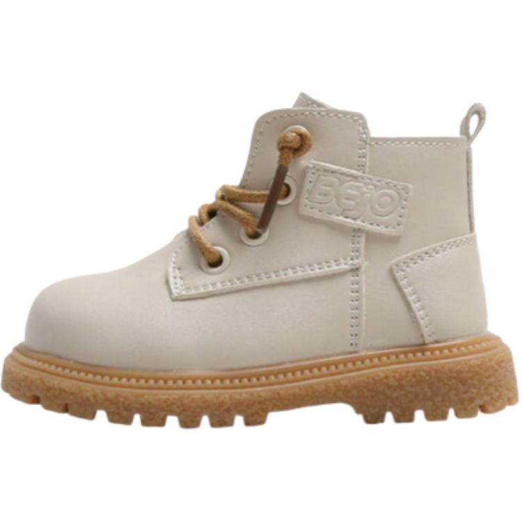 Детские ботинки Beige Kids' с противоскользящей подошвой и дышащим материалом MAIBUXIONG, желтый unlined shoes — фото 3