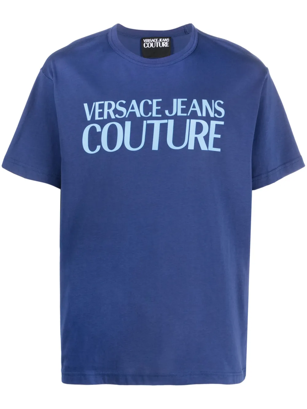 

Футболка с логотипом Versace Jeans Couture, синий