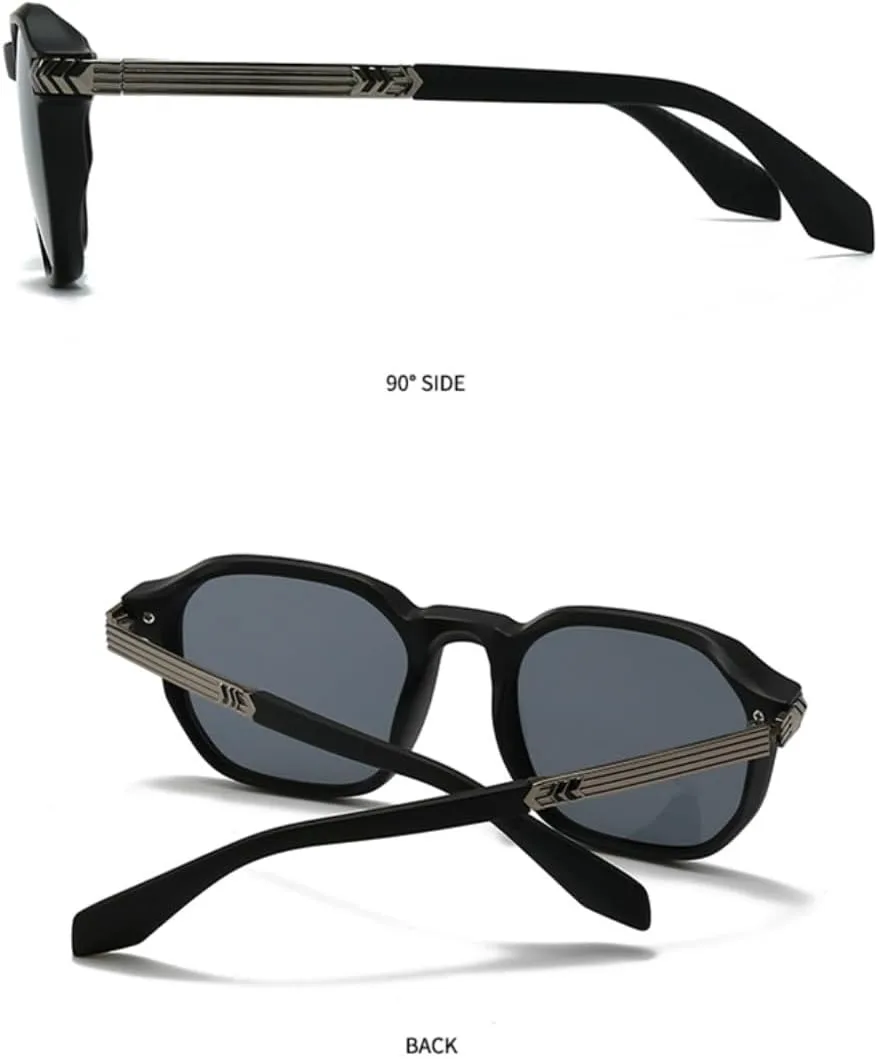 

Солнцезащитные очки для мужчин и женщин - защита UV400 - круглая оправа с градиентными линзами для занятий спортом на открытом воздухе и вождения DSVIGF, Tyj518-2