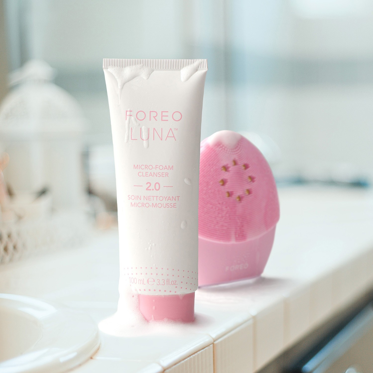 Крем для лица Foreo — Очищающая пенка для лица luna micro-foam cleanser . , объем, 100 мл — фото 3