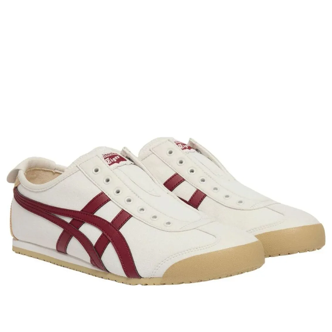 Слипоны Onitsuka Tiger Mexico 66 Slip-On 'Off White Beet Juice' — фото 2