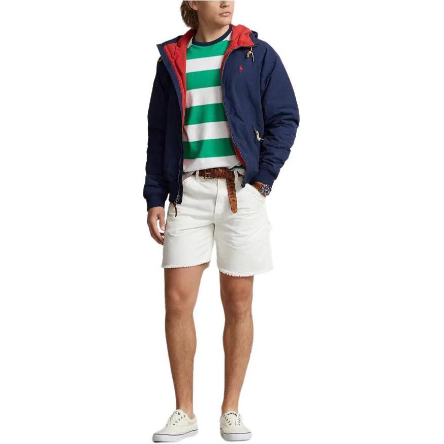 Polo Ralph Lauren Куртка с капюшоном мужская морская синяя, Marine Blue — фото 4