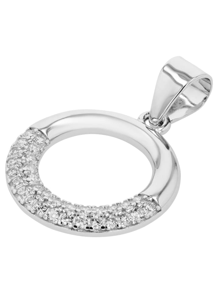 

Adeliás Женский кулон из серебра 925 пробы с кубическим цирконием в серебряной оправе