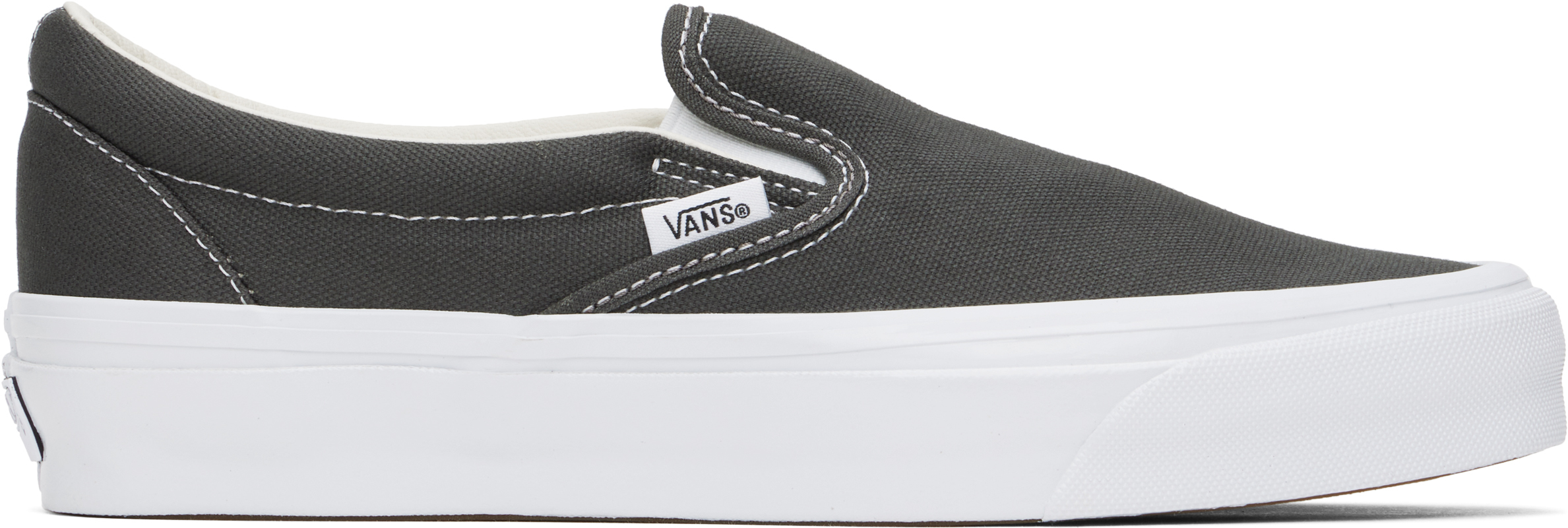 

Серые классические кеды-слипоны Vans