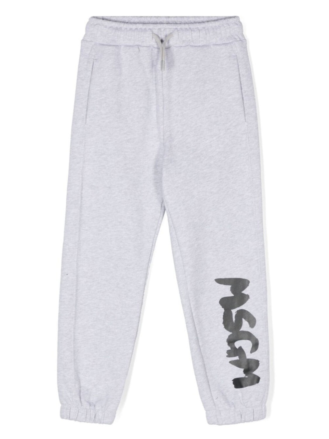 

MSGM Kids спортивные брюки с логотипом, серый