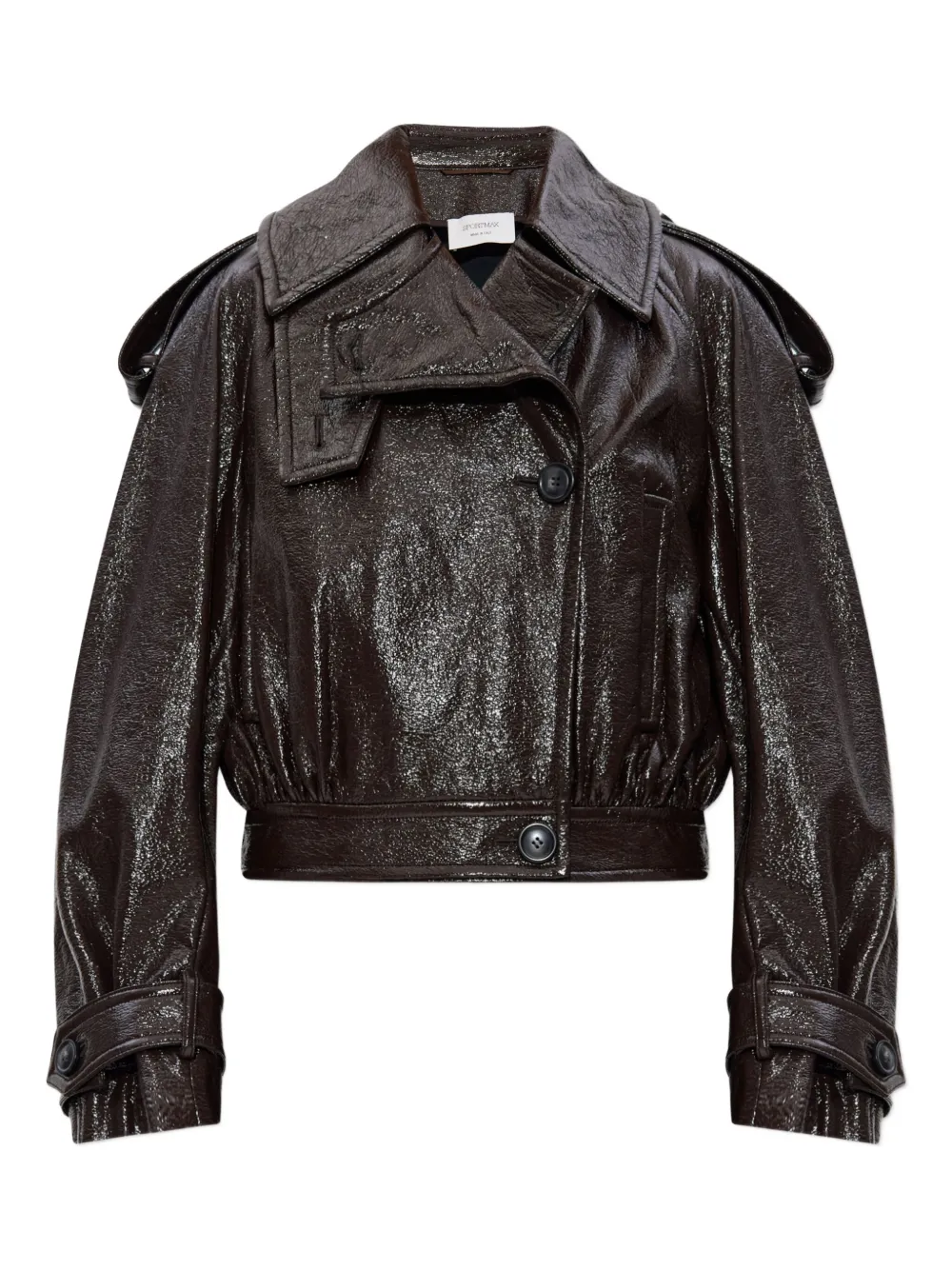 

Укороченная куртка с манжетами SPORTMAX, коричневый