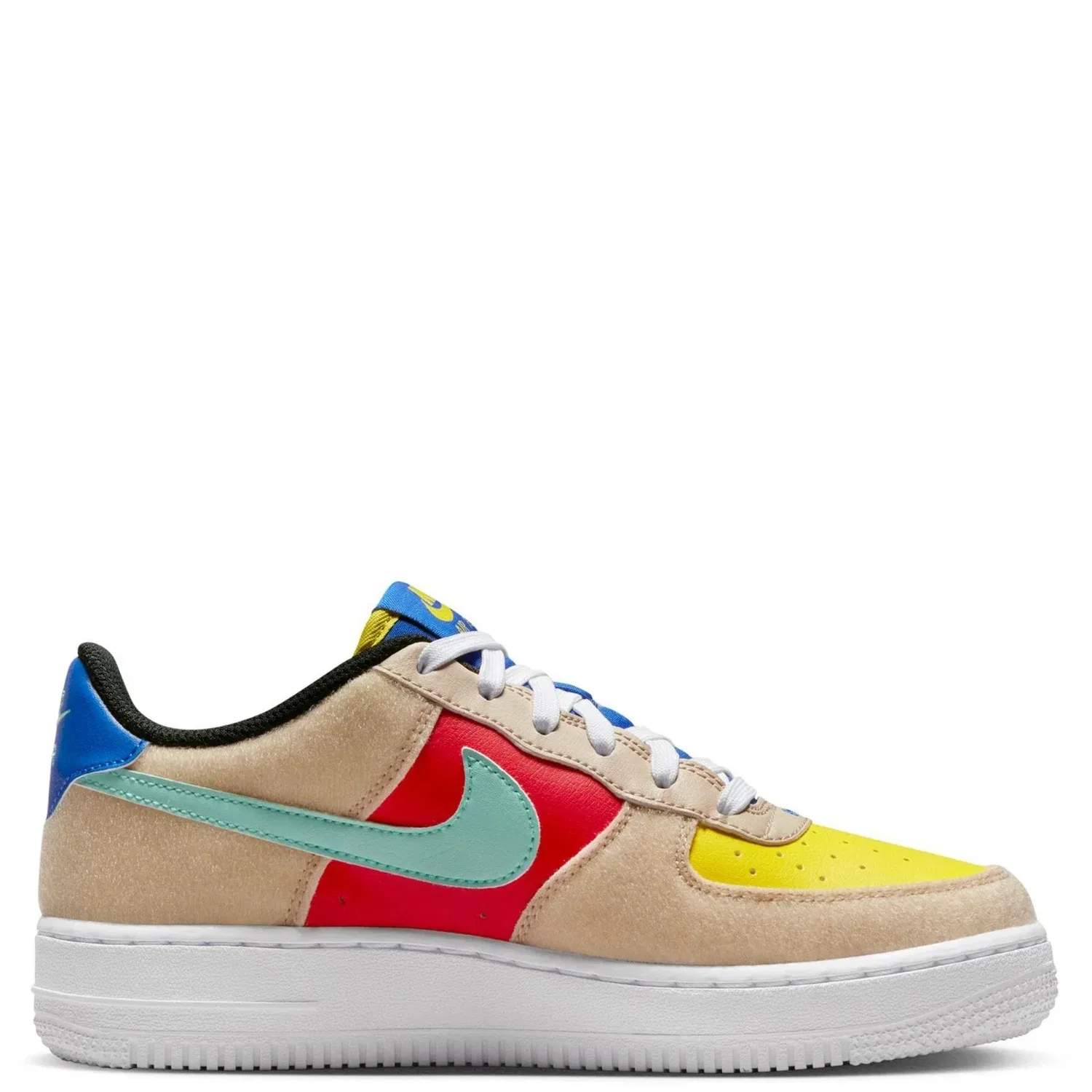 Детские кроссовки Nike Air Force Low FN7818 - Разноцветные кожаные кроссовки HTAT21 — фото 2