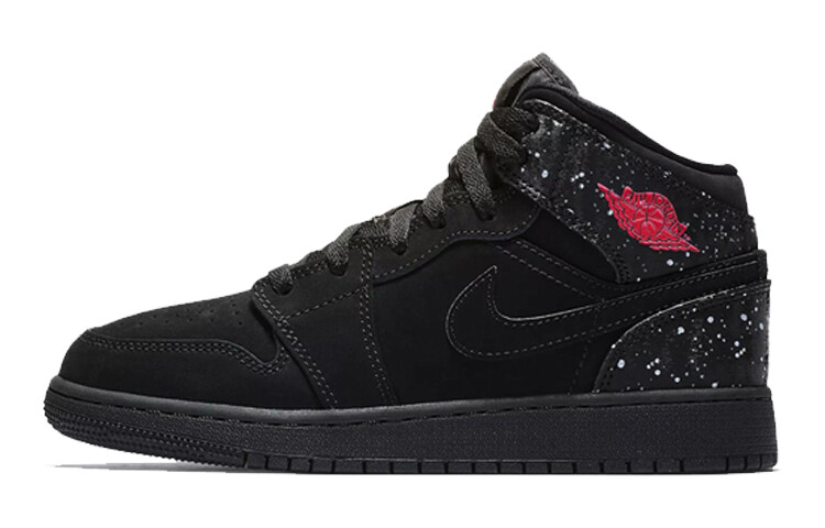 

Кроссовки Jordan 1 Mid GS Black Rush Pink