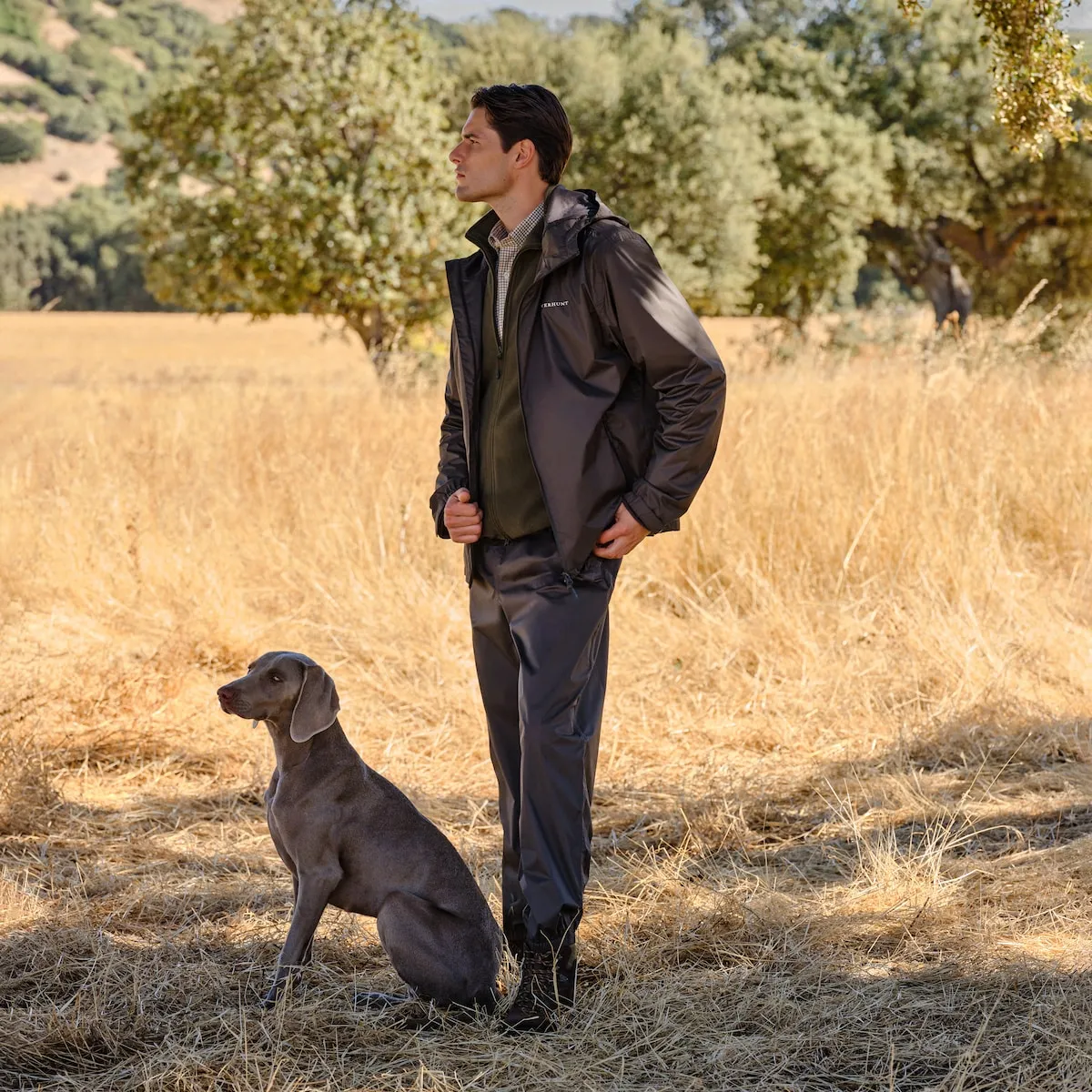 

Водонепроницаемые мужские дождевые брюки Verhunt, зеленый