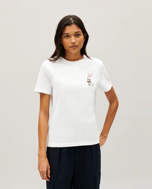 

Jean Toto Женская футболка из 100% хлопка Claudie Pierlot, белый