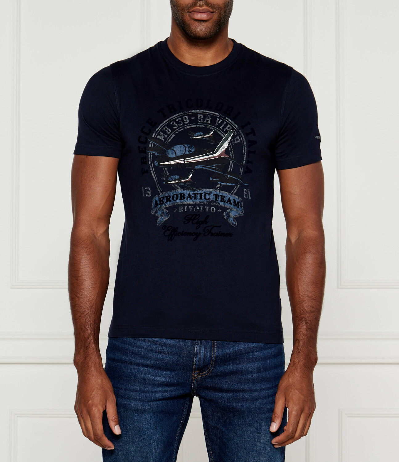 

Футболка Aeronautica Militare Regular Fit, темно-синий