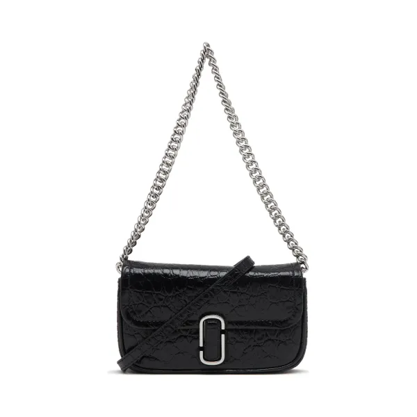 

Миниатюрная кожаная сумка-мессенджер J Marc Marc Jacobs, черный