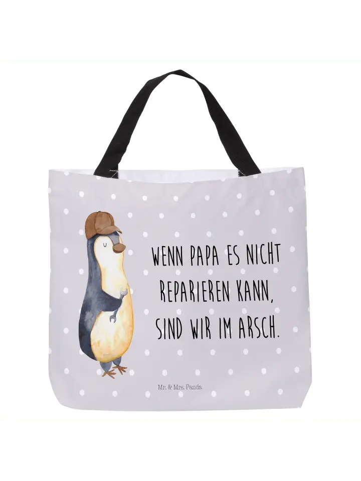 

Шоппер Mr. & Mrs. Panda, серый пастельный